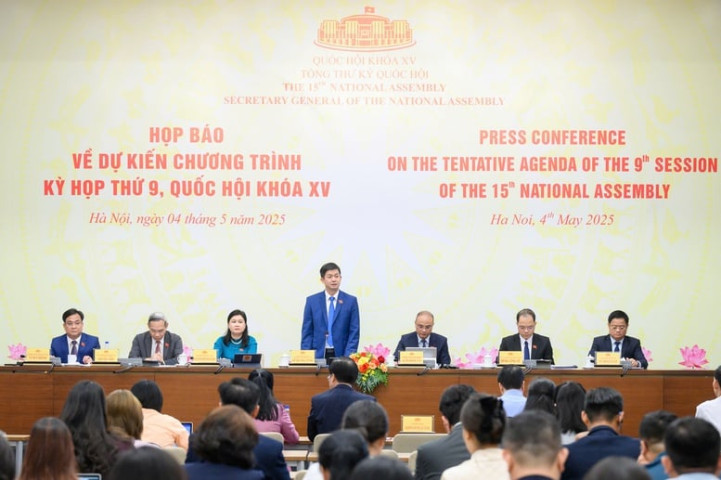 Kỳ họp thứ 9, Quốc hội khóa XV chính thức khai mạc vào sáng 5/5