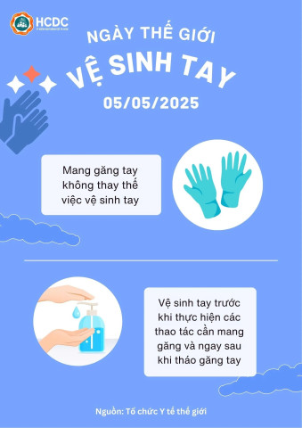 Ngày Thế giới vệ sinh tay 2025: "Có thể là găng tay nhưng quan trọng nhất vẫn luôn là vệ sinh tay”