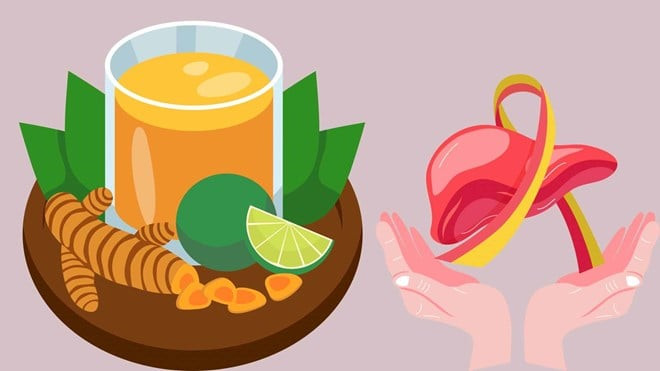 Công thức nước nghệ gừng giúp ngăn gan nhiễm mỡ chỉ sau 2 tuần