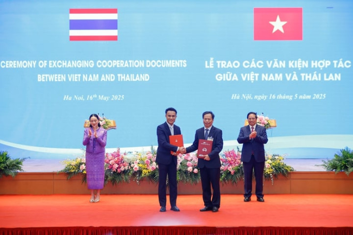 Việt Nam Thái Lan trao nhiều văn kiện hợp tác quan trọng