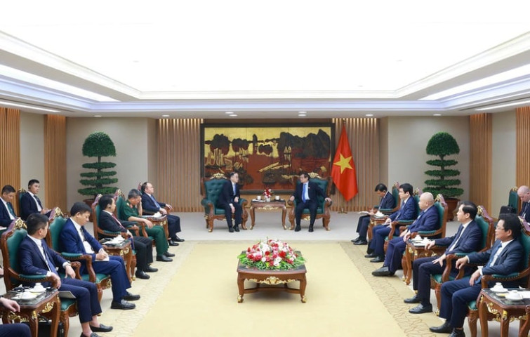 Thủ tướng tiếp lãnh đạo tập đoàn kinh tế hàng đầu Trung Quốc
