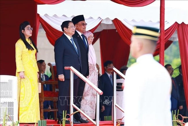 Lễ đón chính thức Thủ tướng Phạm Minh Chính thăm Malaysia