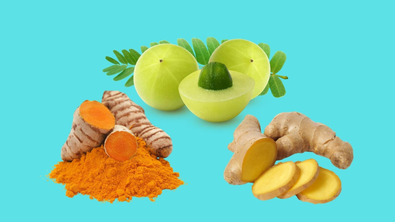 Lợi ích tuyệt vời khi uống nước ép amla - gừng - nghệ thường xuyên