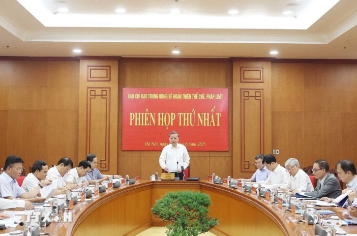 Tổng Bí thư chủ trì Phiên họp Ban Chỉ đạo Trung ương về hoàn thiện thể chế, pháp luật