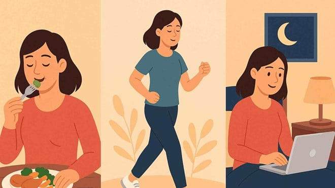 Ngủ ngon không lo tăng đường huyết nhờ 3 mẹo buổi tối đơn giản