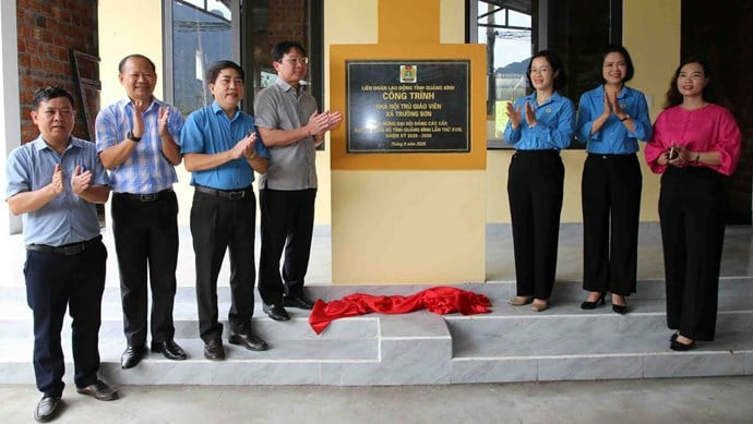 Quảng Bình: Khánh thành nhà nội trú 1,2 tỉ đồng cho giáo viên vùng cao