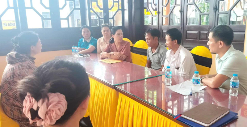 Lãnh đạo Mặt trận Tổ quốc Hà Nội thăm hỏi gia đình 2 nạn nhân vụ cháy tại Hà Đông