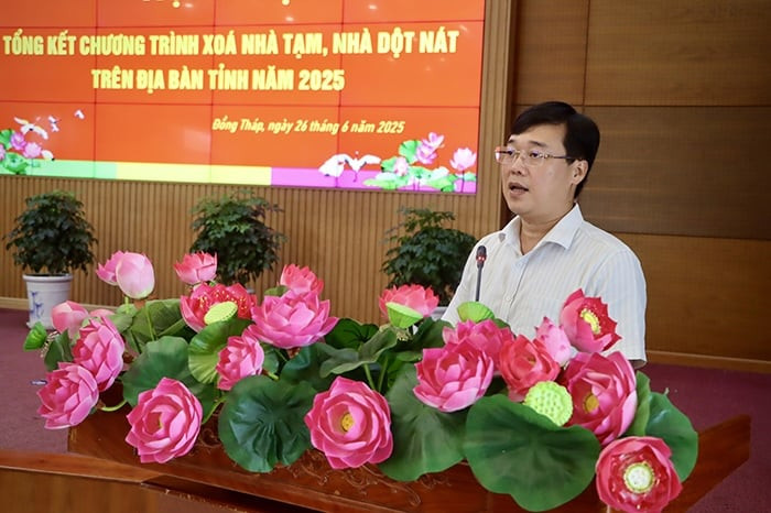 Hoàn thành xóa nhà tạm sớm 1 tháng, Đồng Tháp hướng tới không còn hộ nghèo