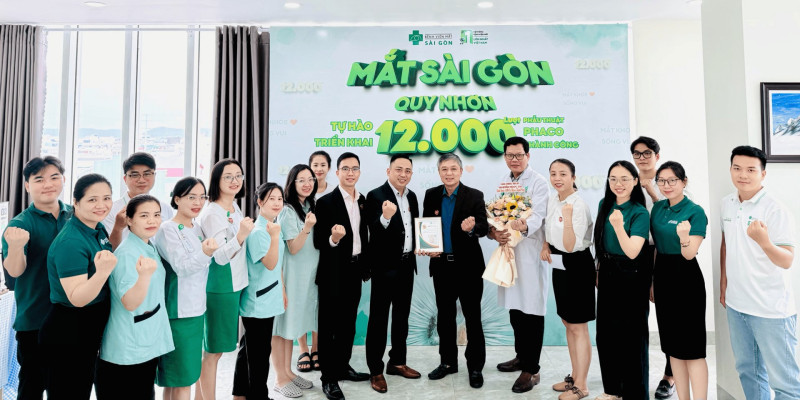 Bệnh viện Mắt Sài Gòn Quy Nhơn triển khai 12.000 lượt phẫu thuật Phaco điều trị đục thủy tinh thể thành công