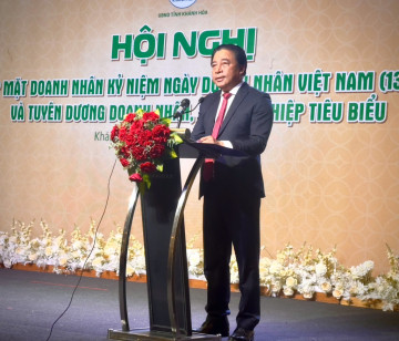 Khánh Hòa tôn vinh cộng đồng doanh nghiệp, doanh nhân tiêu biểu năm 2025