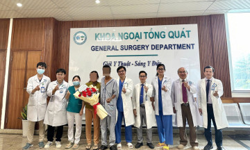 Phẫu thuật nội soi cứu sống bệnh nhân u đầu tụy phức tạp