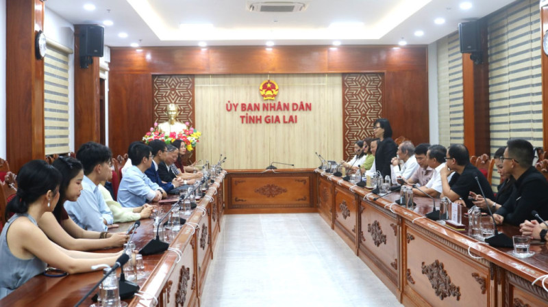 Lãnh đạo UBND tỉnh Gia Lai làm việc với đoàn làm phim “Tây Sơn Thất Hổ Tướng”