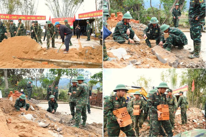 Hoàn thành sửa chữa, xây mới gần 4.900 nhà sau 5 ngày phát động "Chiến dịch Quang Trung"